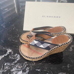 Burberry Nova Check Espadrilles